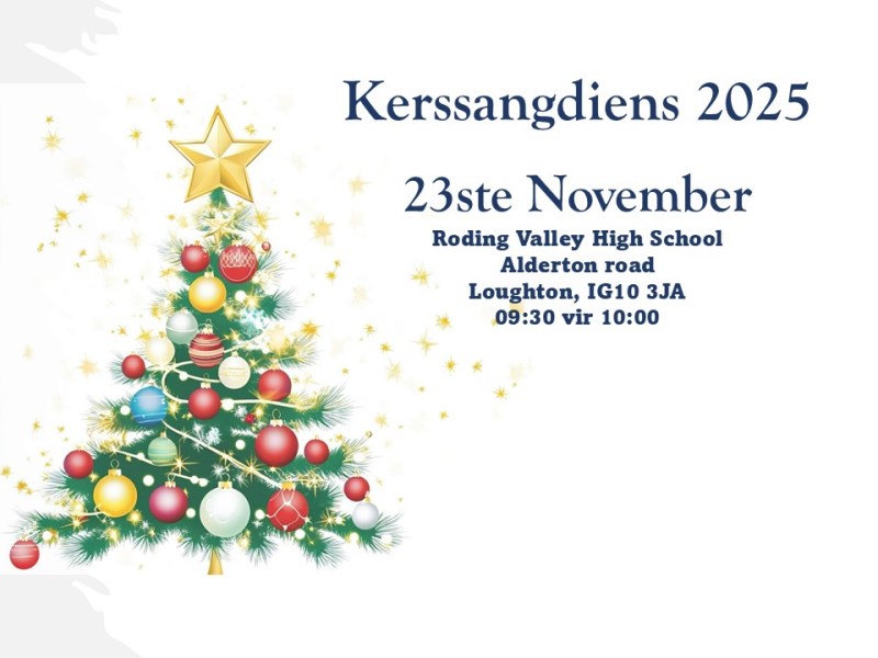 KersSANGdiens 23 Nov 2025 - 09:30 vir 10:00