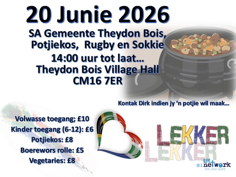 SA Gemeente Theydon Bois Gesinsdag